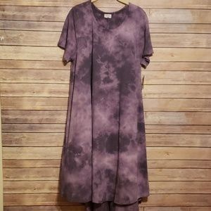Brand new Tye dye Lularoe Carly dress